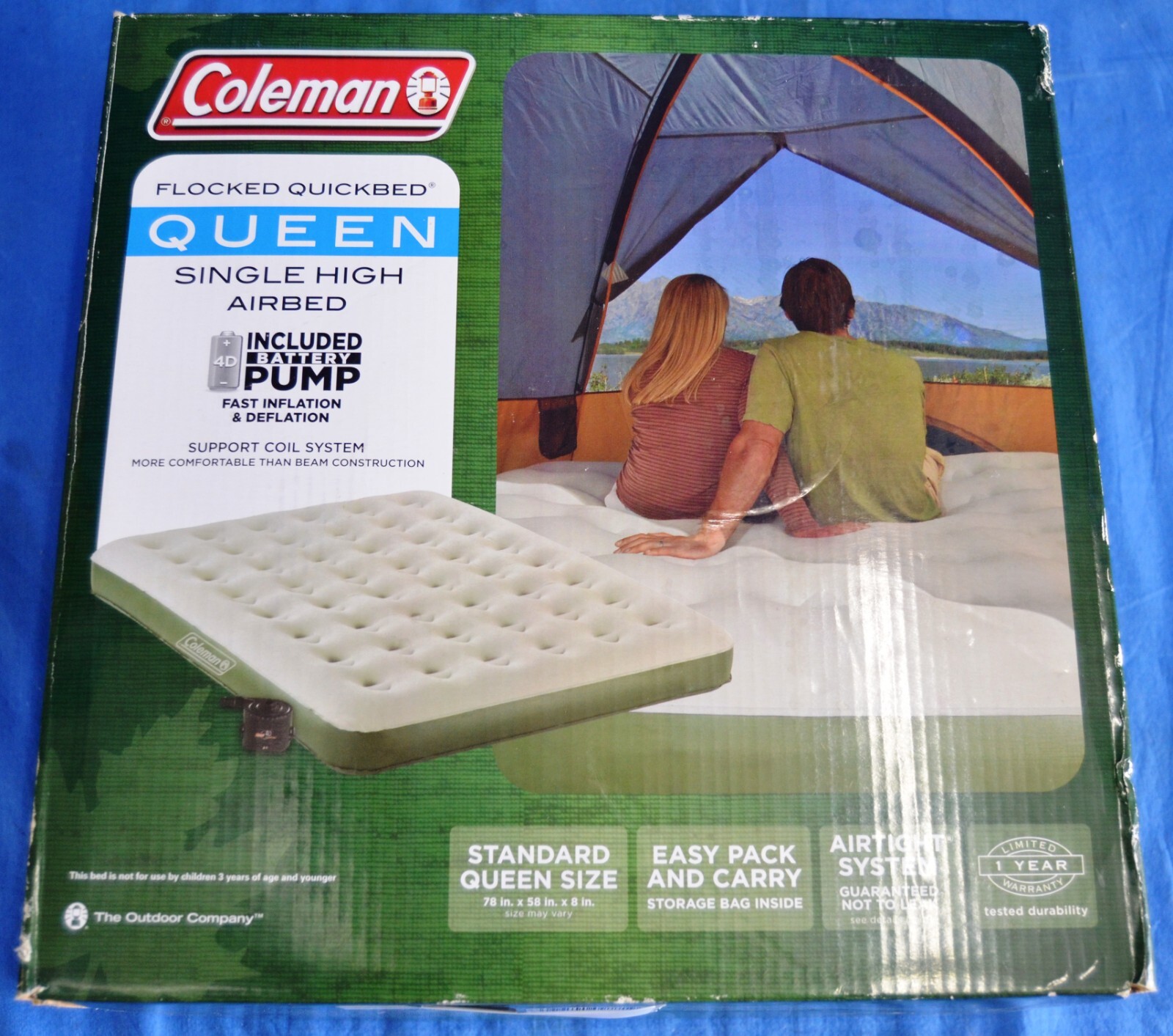 アウトドア寝具 Coleman High Peak Mattress 10cm Coleman High Peak Camp Mat - YouTube