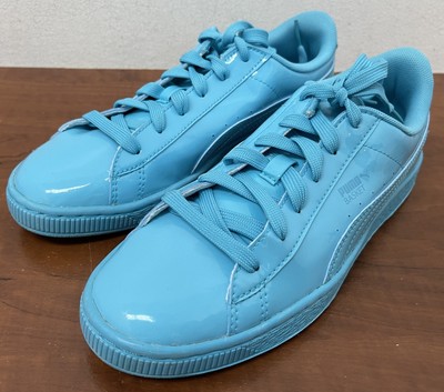 

Кроссовки Big Kids Puma Basket Classic Patent Blue Atoll (36224606) — 6,5