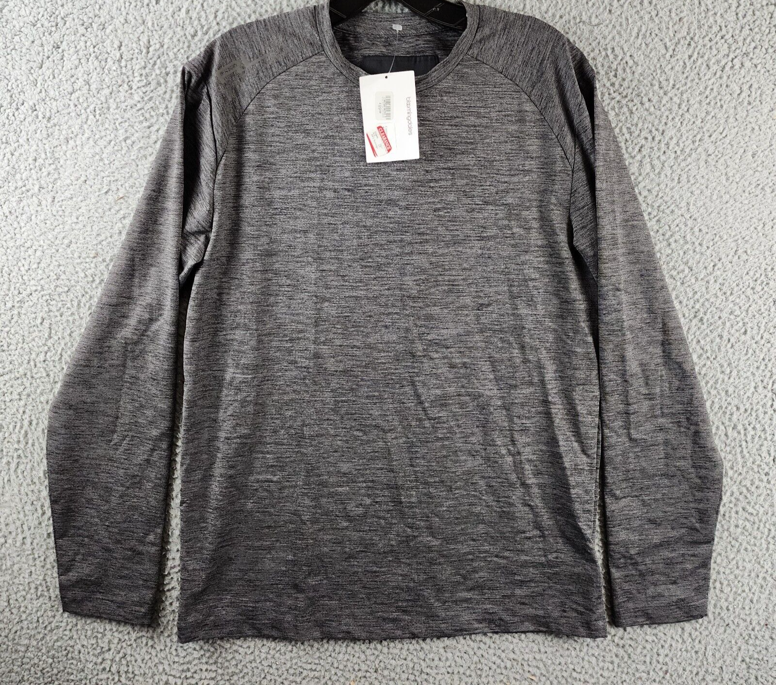 Ralph Lauren RLX Classic Fit Stretch Micro Mesh Tee Men's S Barclay Heather L/S - Picture 2 of 13