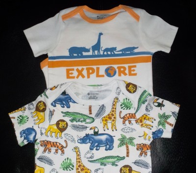 TODDLER BOYS 2 BODYSUITS SIZE 18 MONTHS NWOT.