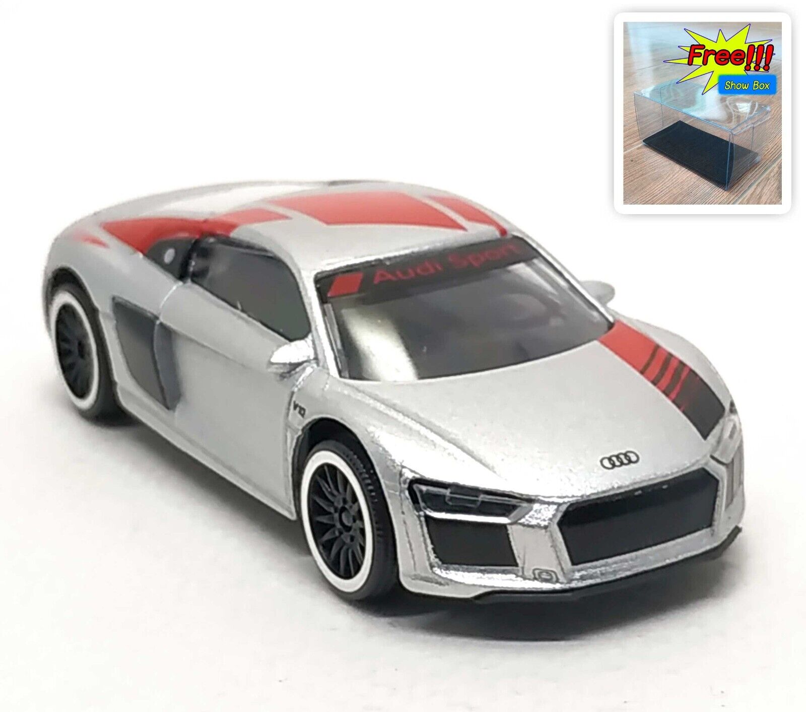 Amazon.com: Maisto – Audi R8 V10 Plus Silver – (36213s