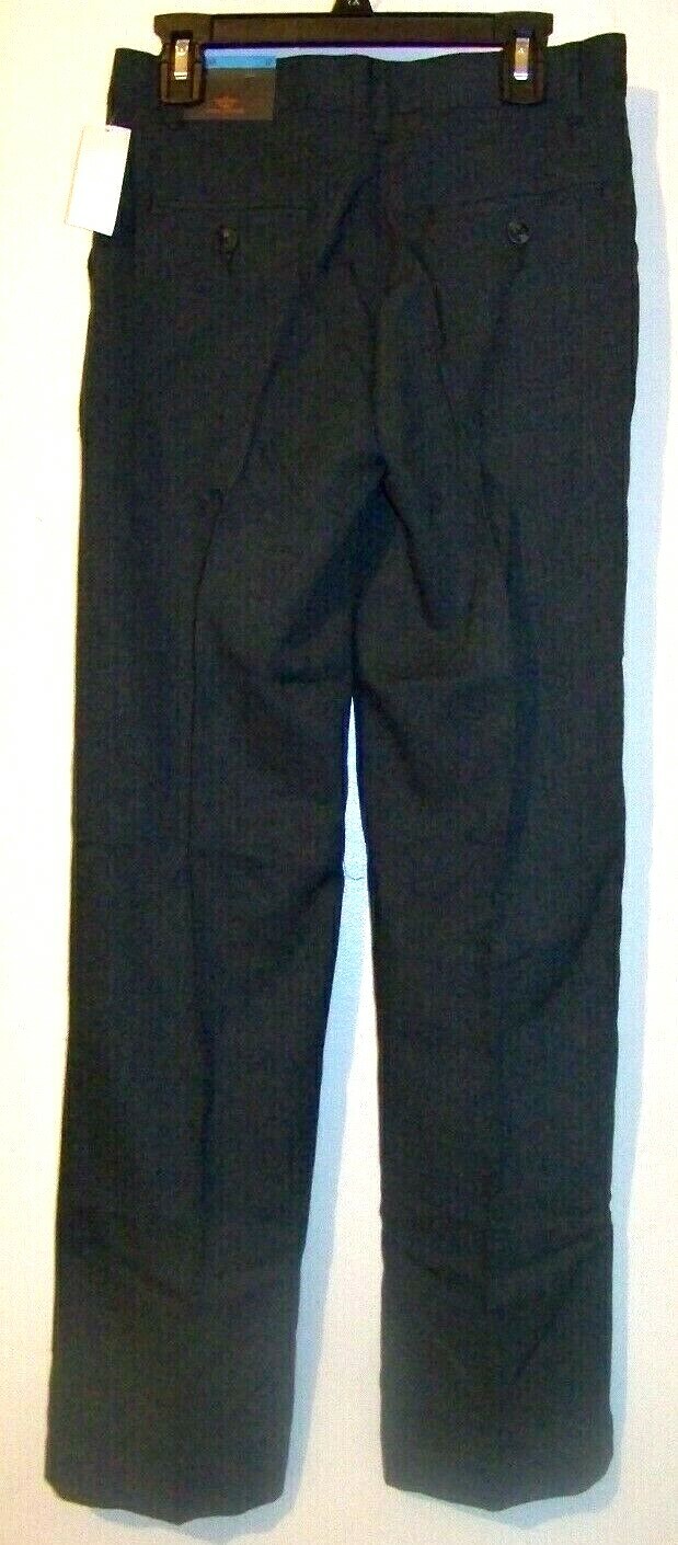 New Dockers Boys Dark Gray Pants Size 12 Regular EUC!!!