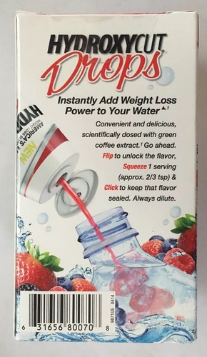 Hydroxycut Drops, Fruit Punch Flavor, Plus Green Coffee, 1.62 Oz.