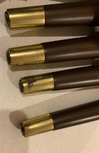 Set of 4 Vintage Mid-Century Table Wood Tapered 14 1/2 inch Furniture Legs Retro