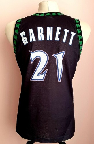 【NIKE】Garnett #21 Timberwolves ユニフォームL Vintage Nike Minnesota Timberwolves #21 Kevin Garnett Jersey