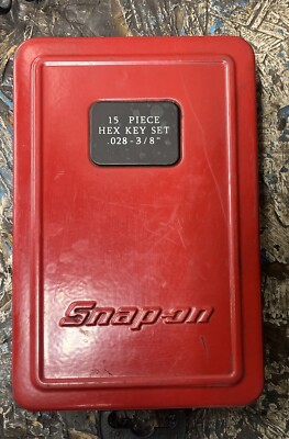 Snap-On 15 Piece Hex Key Empty Case