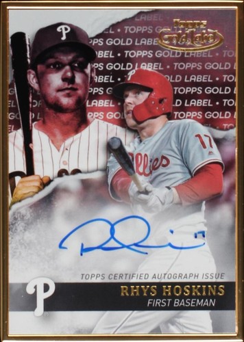 2020 Topps Gold Label - Rhys Hoskins #GLA-RH