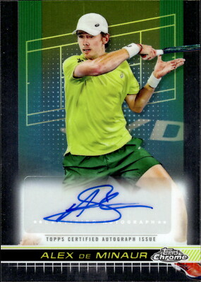 スポーツ選手 TOPPS TRIBUTE AUTOGRAPHS 2024 TOPPS CHROME TENNIS AUTOGRAPHS ASSORTED SINGLES U-PICK