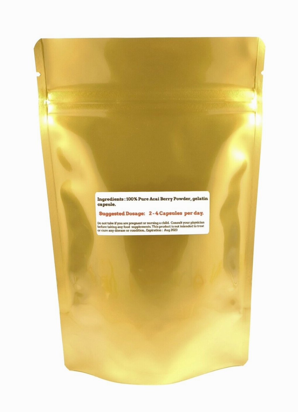 Acai Berry Capsules 60 count 800 mg Natural Detox Cleanse Antioxidants Vitamins