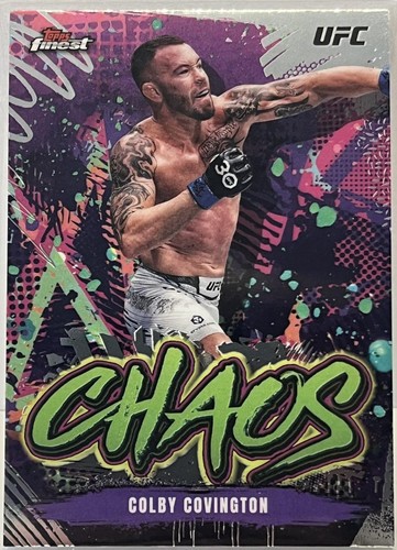 2024 Topps Finest UFC - Colby Covington #CHA-4