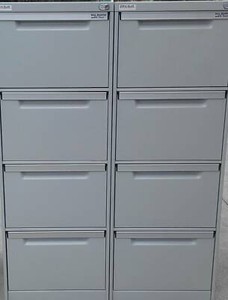 Metal Filing Cabinet Elite Built 4 Available Grey Cabinets