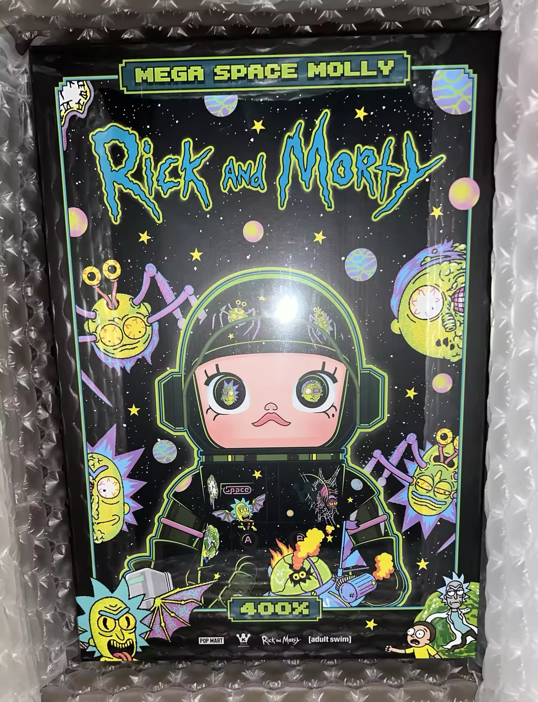 MEGA SPACE MOLLY 400% Rick and Morty Pop Mart Figure new | eBay