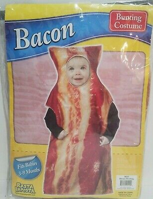 Rasta Imposta Infant Bacon Bunting Costume 3-9 months #9021 Halloween Dress Up
