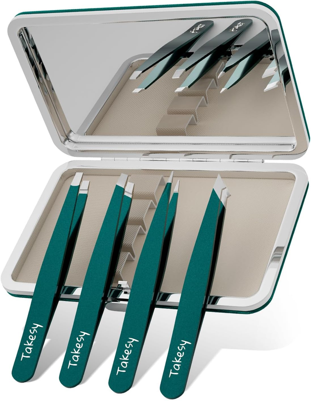 Upgraded Sharp Precision Tweezers for Facial Hair & Chin Hair