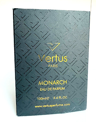 MONARCH by Vertus Unisex 100 ML, 3.4 fl.oz, EDP, New In Box