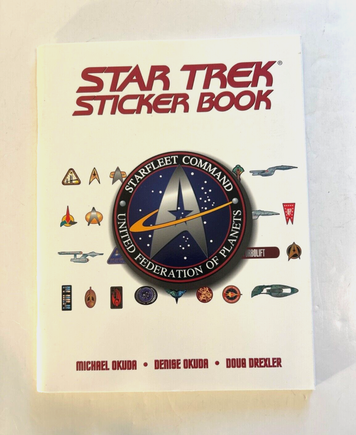 The Star Trek Sticker Book　スター・トレック Vintage Star Trek Sticker Book Starfleet Command 1999 | eBay