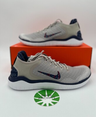 NEW Sz 8-13 Nike Free RN 2018 Moon Particle Neutral Indigo AQ0557-200 W4