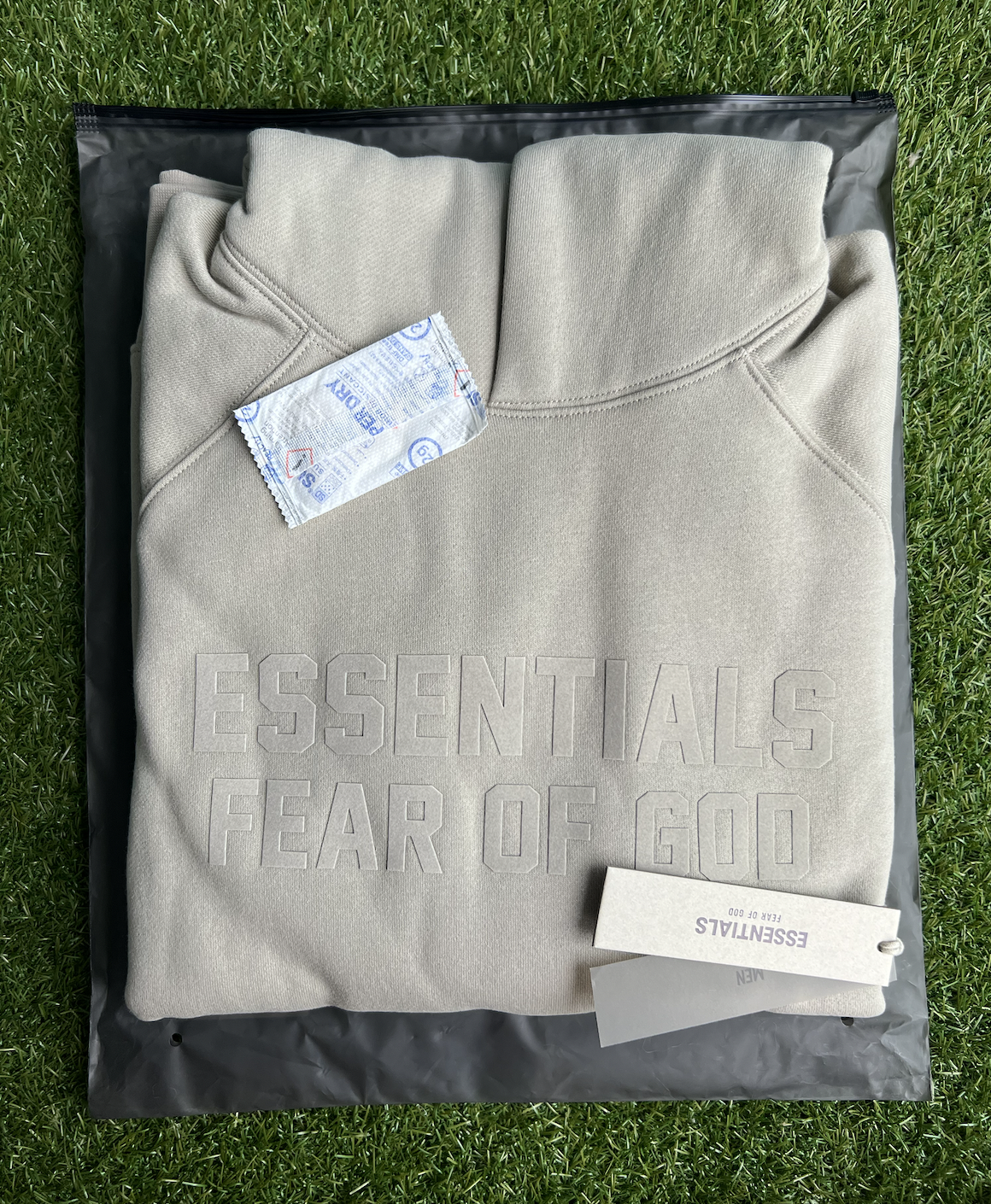 人気話題！FOG FEAR OF GOD ESSENTIALS LOS ANGELS HOODIE GREY Fear of God Essentials Fleece Hoodie Light Heather Gray