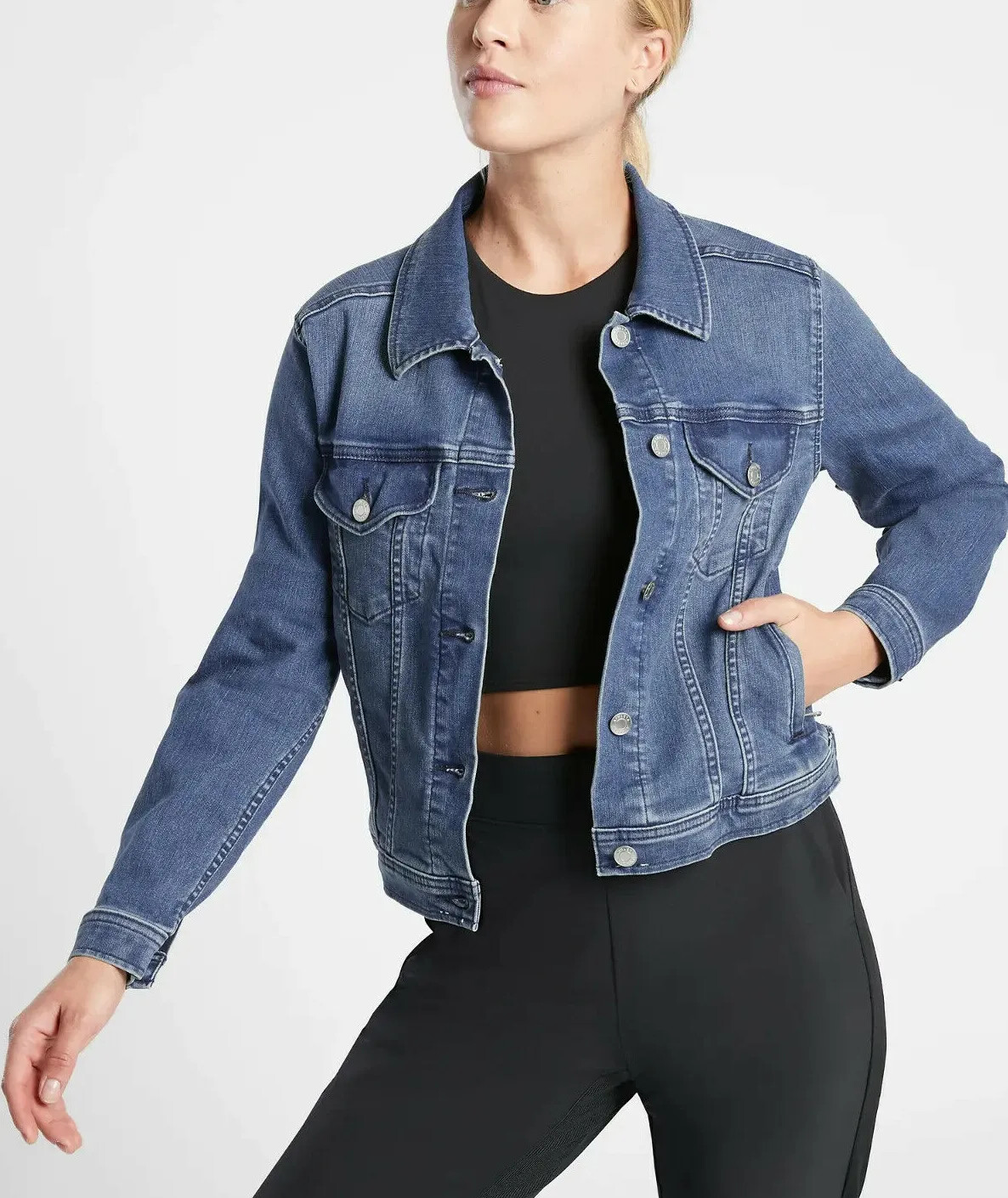 新品　Her lip to Everyday Denim Jacket S Her lip to Everyday Denim Jacket
