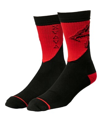 The Witcher 3 Wolf Attack Gamer Crew Socks