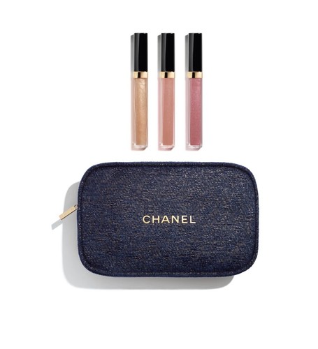 アメリカで購入　②2024シャネル ギフトセット　リップグロス3本セット Chanel Christmas Gift Set Holiday 2024 MAXIMUM BRILLIANCE