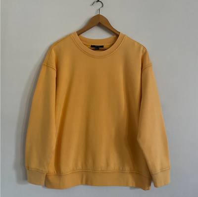 Yellow plain deals sweatshirt