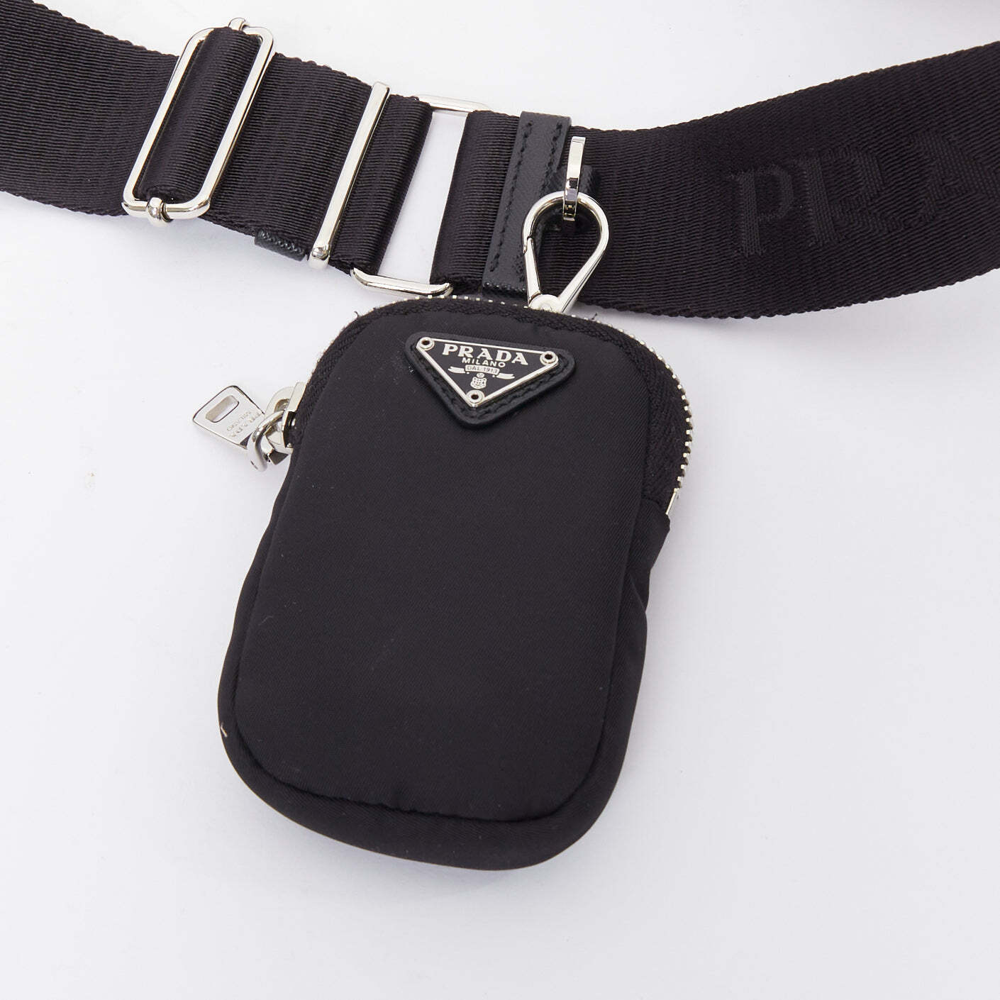 PRADA Re-Edition 30 Re-Nylon 3 in 1 black nylon logo PRADA Re-Edition 30 Re-Nylon 3 in 1 black nylon logo