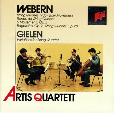 Webern: String Quartets / Gielen: Variations - Artis Quartet (CD, 1992)