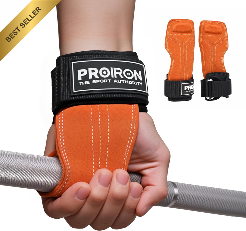 Weight Lifting Wrist Straps Double Layer Leather Weightlifting Wrist Strap Heavy