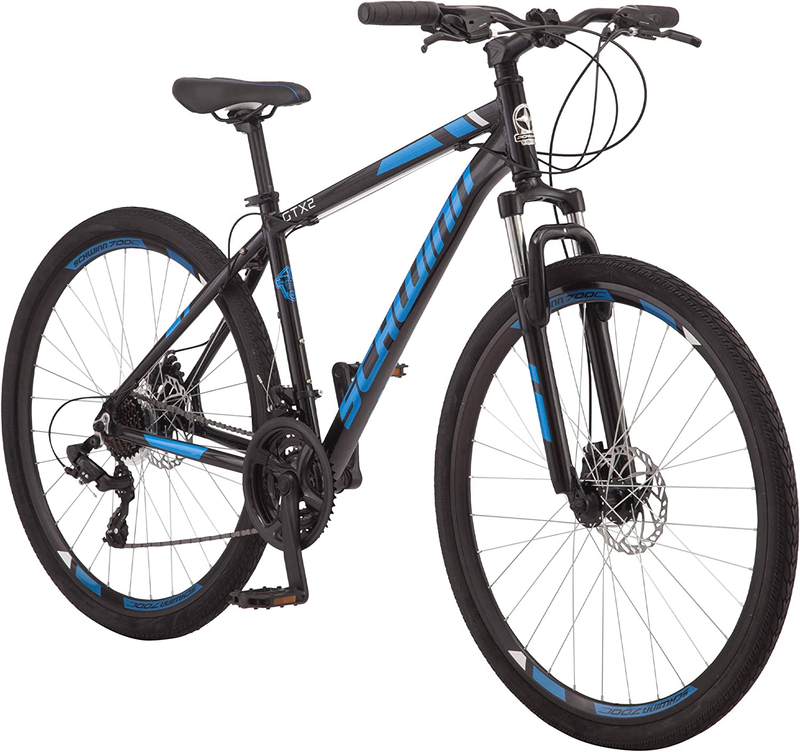 Schwinn GTX Comfort Adult Hybrid Bike, Mens and Womens, Dual Sport Bicycle, 700C