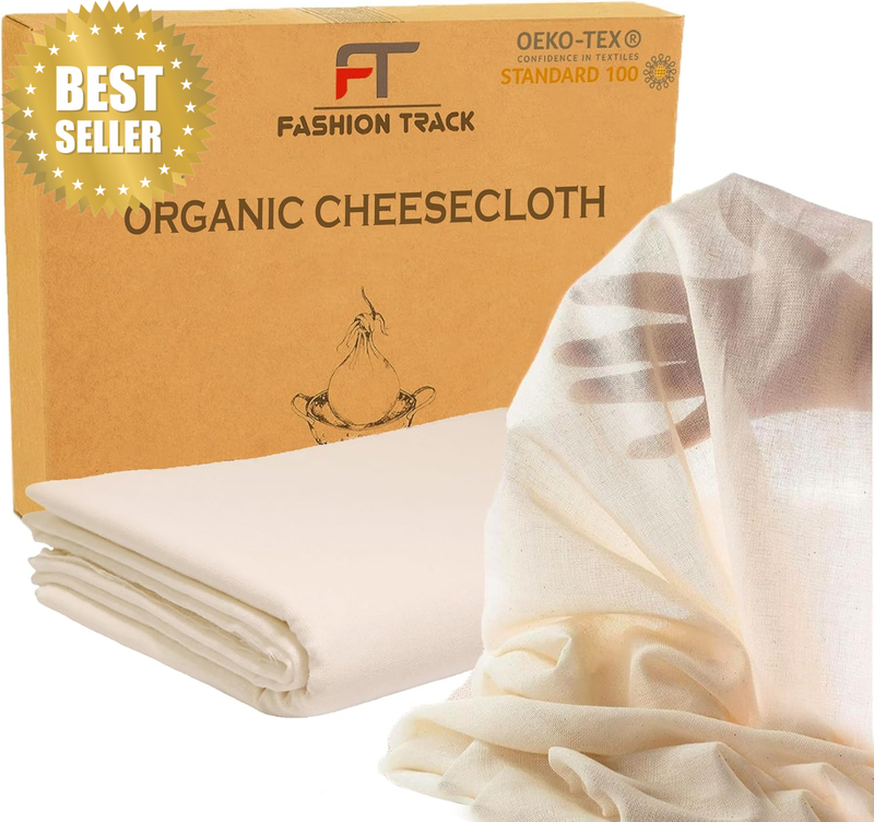 FT Muslin Cloths for Cooking 100% Reusable Cotton 100 X 157Cm (Natural, 2M)
