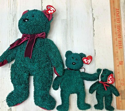 2001 holiday teddy beanie baby