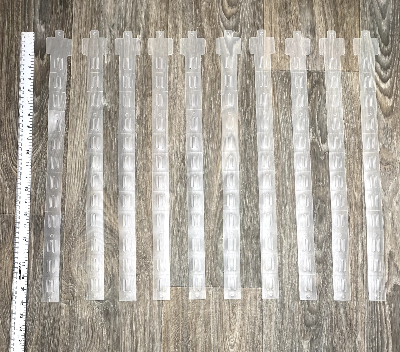 12 Pack Station Hanging Merchandise Strips For Trinidad And Tobago