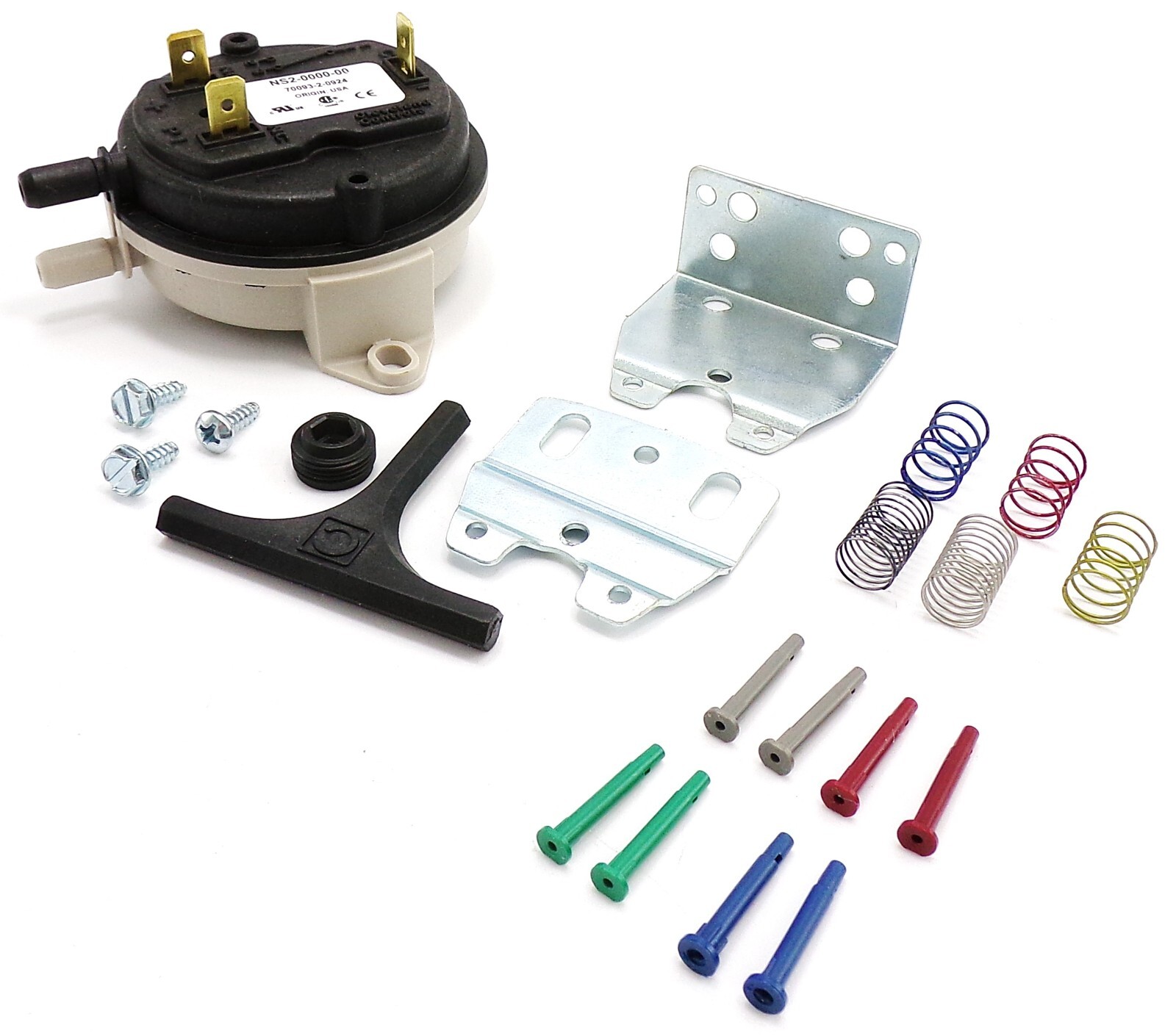 Cleveland Controls NS2-0000-000 Air Sensing Switch Kit 0.1/10" W.C., 22180