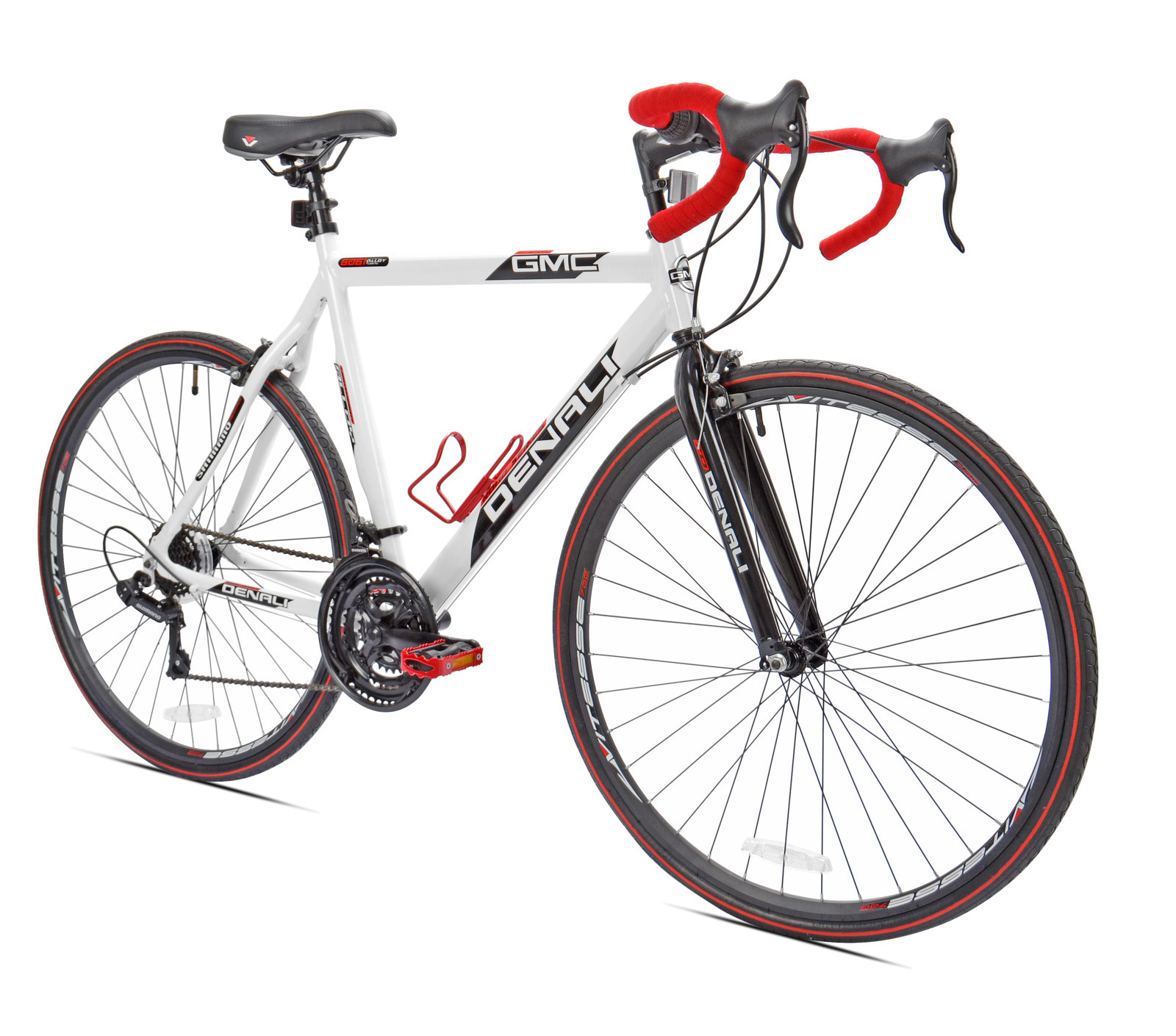 Lightweight aluminum frame Men's Road Bike 21speed Shimano GMC 22.5 White/red