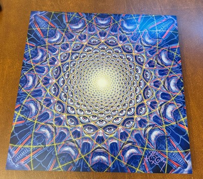 Alex Grey Collective Vision Metal Print Poster Signed Tool Third Eye Video Art