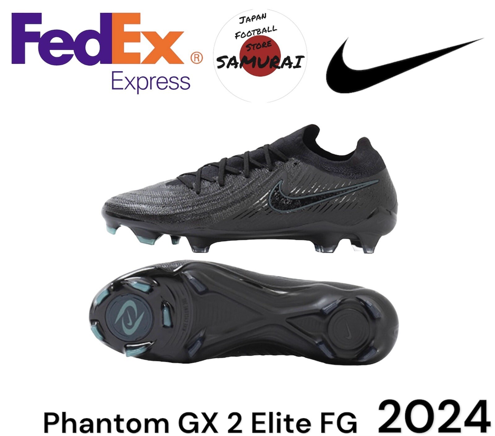NIKE Phantom GX 2 Elite FG FJ2559-002 Soccer Cleat authentic