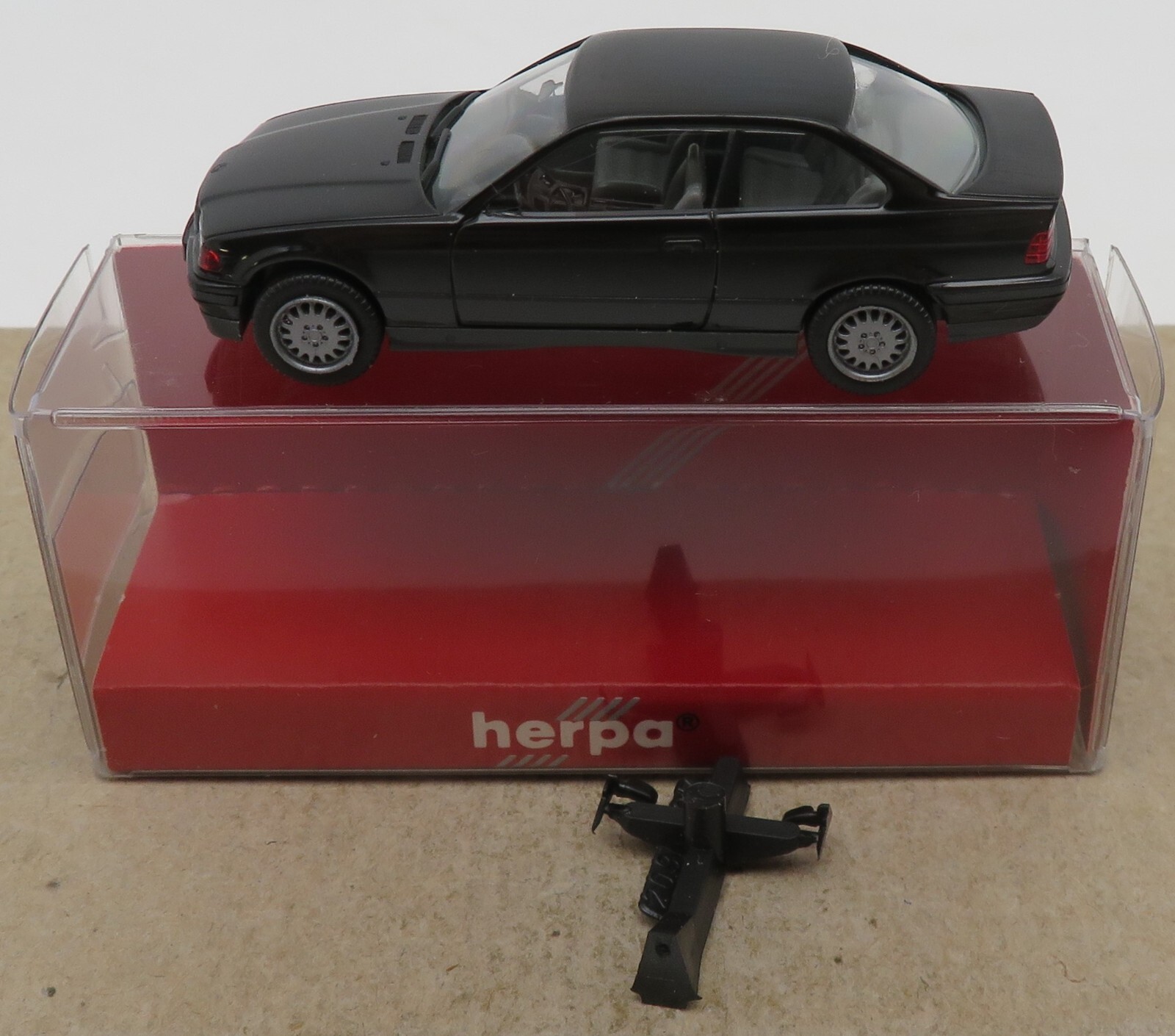 Rare Micro Herpa HO 1/87 BMW 325 I E36 Coupé Black #021036