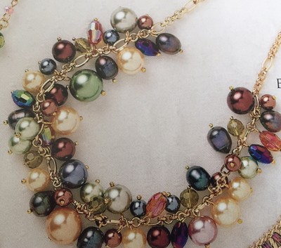 PREMIER DESIGNS LEILANI Freshwater Pearls Glass Beads NEW