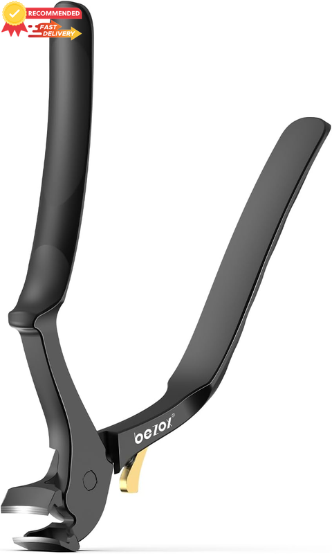 Ergonomic Long Handle Toenail Clippers for Seniors – Wide Jaw, Thick Nails