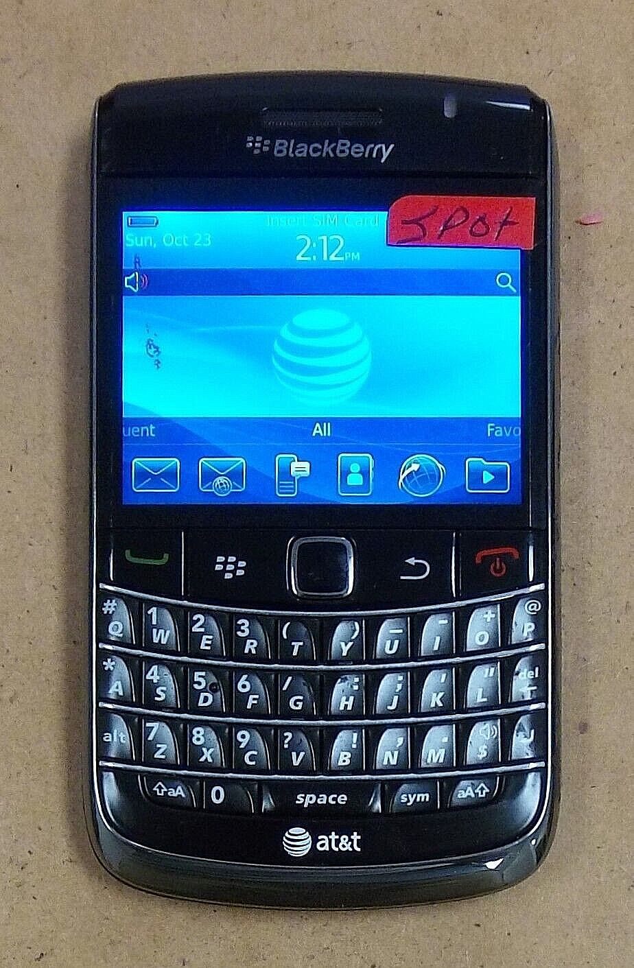 BlackBerry Bold 9700セット Original Blackberry Bold 9700 3G WIFI GPS Bluetooth Qwerty