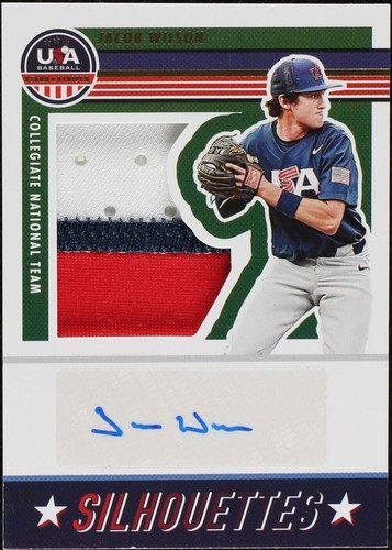 2023 Panini USA Baseball Stars & Stripes - Jacob Wilson #SIL-JW