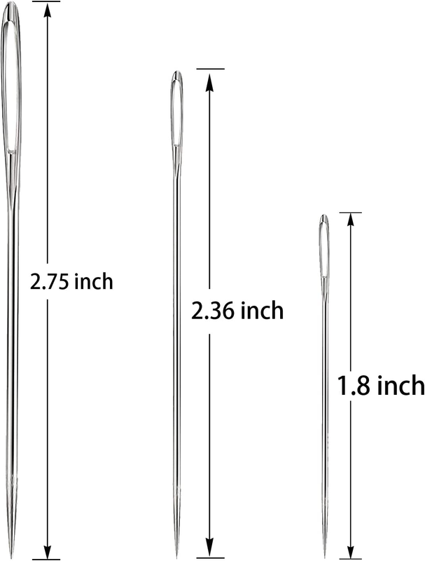 Large Eye Sewing Needles, Sewing Needles, Stainless Steel Embroidery Thread Need