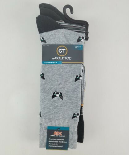 Black Gray Pug Size Large New