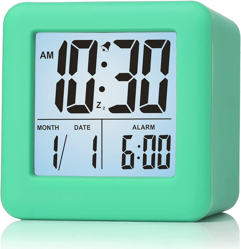 Kids Clock With Snooze And White Nightlight - Easy S