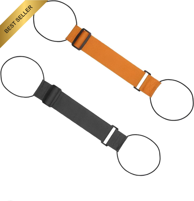 2 Pcs Luggage Straps for Suitcases Elastic Travel Bungee for Attaching Extra Bag