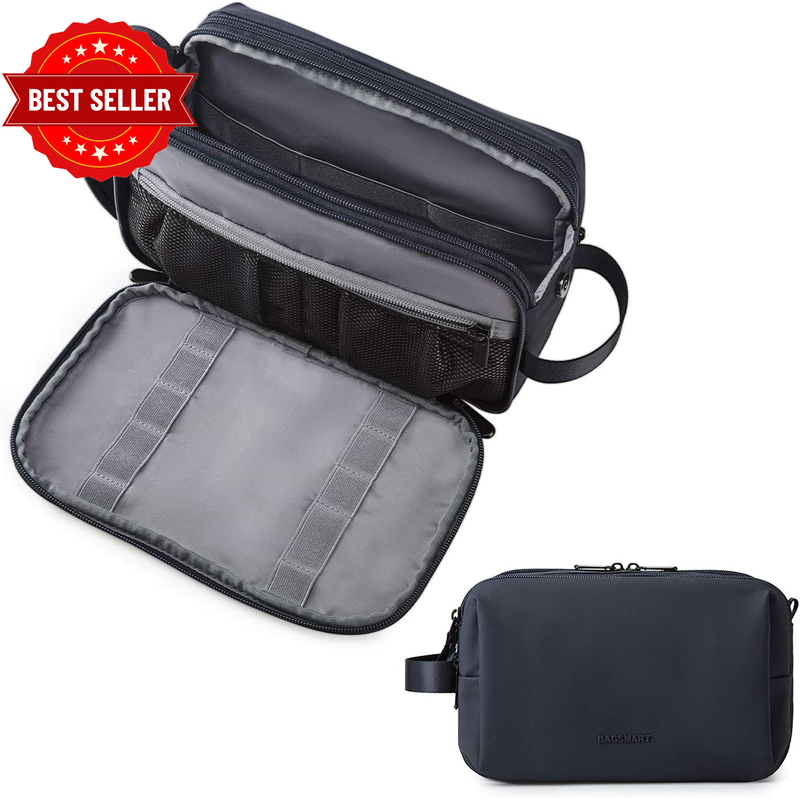 Toiletry Bag for Men, Travel Toiletry Organizer, Blue
