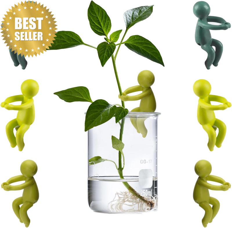 6Pcs Plant Propagation Buddy，Little Plant Man Propagation Friends for Germinatio
