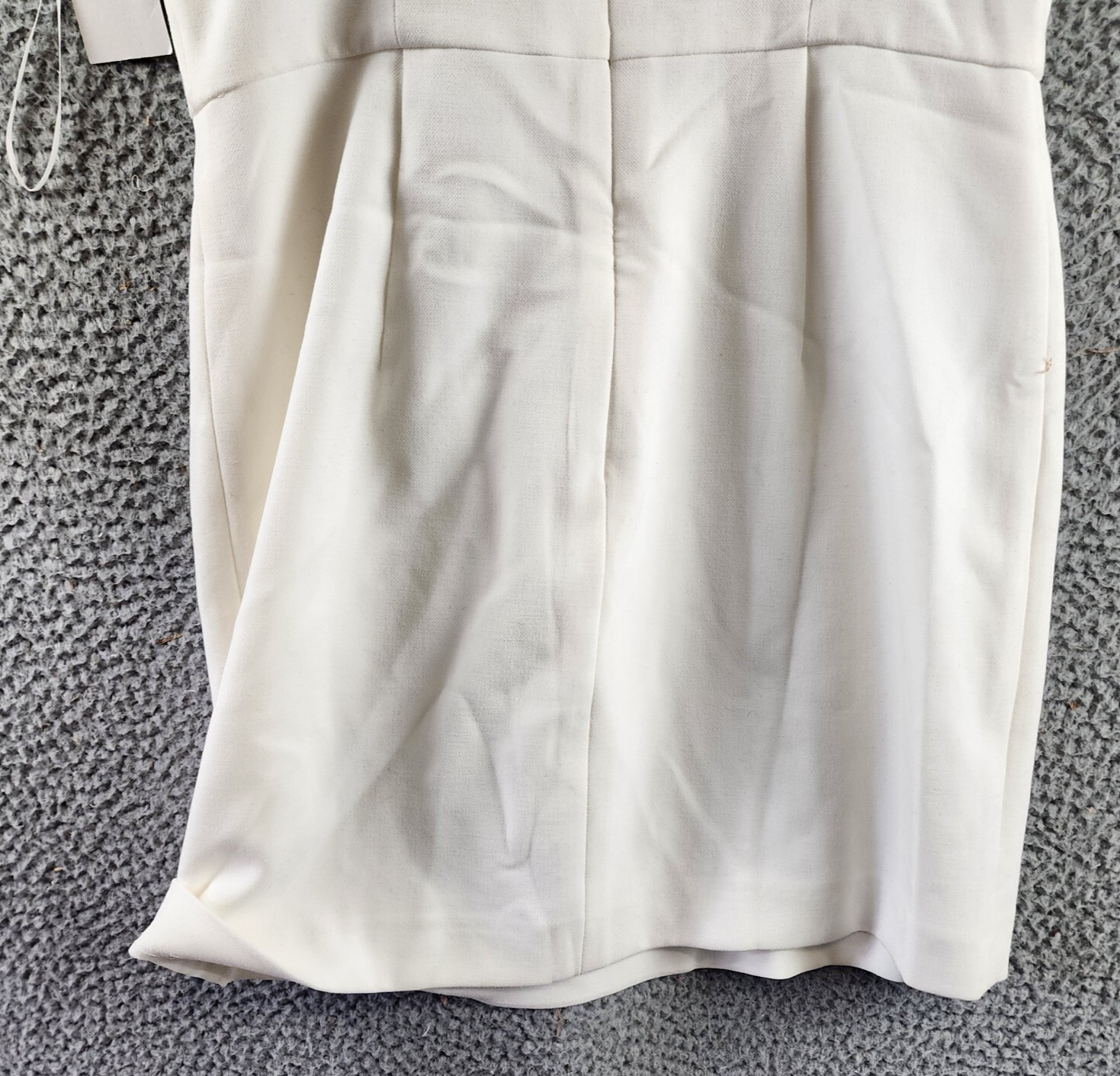 FRENCH CONNECTION Whisper Corset Dress Women's 8 Sumer White Back Zip Closure - Picture 12 of 13
