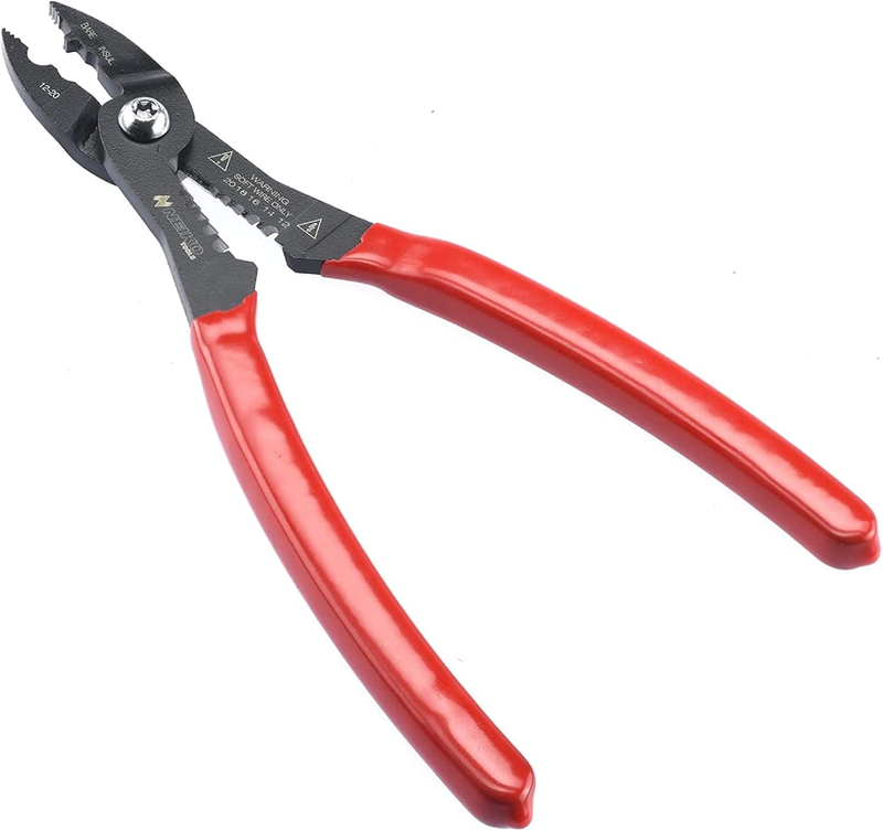 Neiko 02037A Compact 4-in-1 Multi-Purpose Wire Service Tool | Gripper, Cutter,